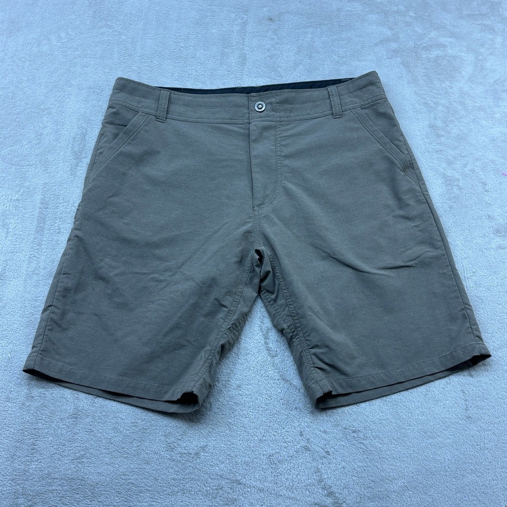 Kuhl Shorts Mens 36 Green Performance Stretch Hiking Outdoor 5-Pocket